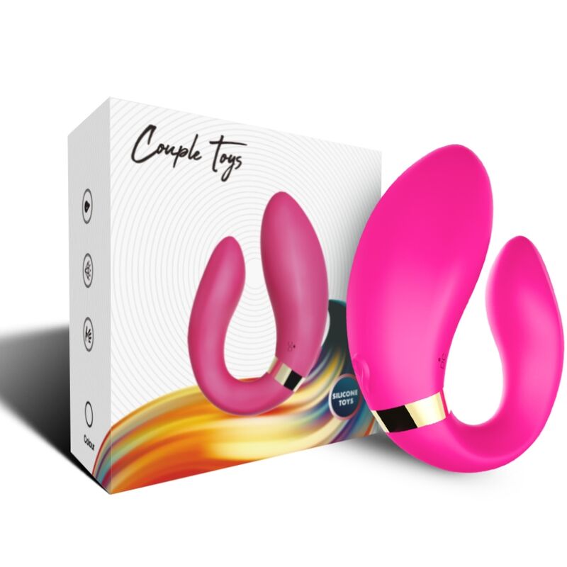 Vibromasseur Couple Croissant Télécommandé - 2x9 Modes - Armony