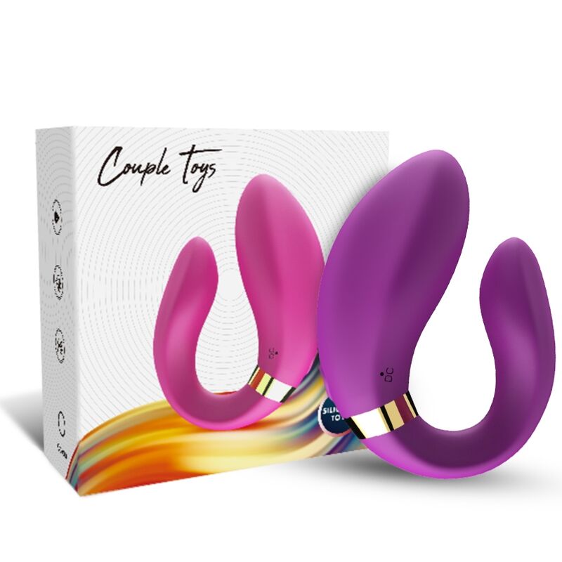 Vibromasseur Couple Croissant Télécommandé - 2x9 Modes - Armony
