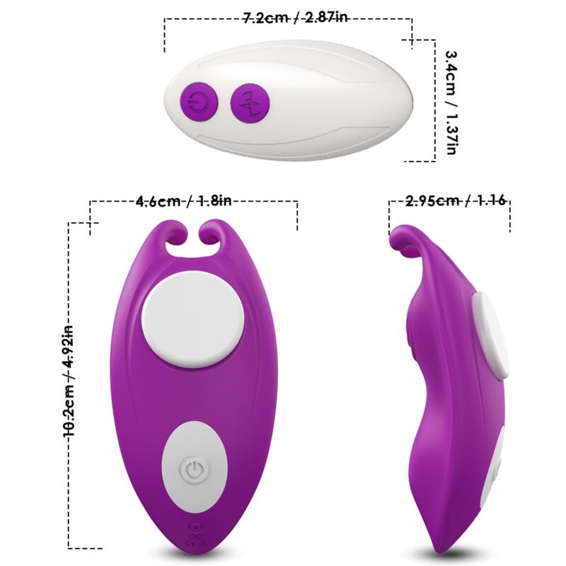 Culotte Vibrante Point G Honeybee - Télécommande 2 Moteurs - Armony