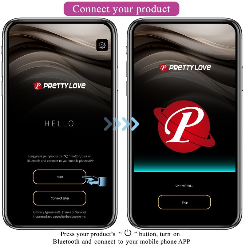 Vibromasseur Connecté Abner App - Pretty Love