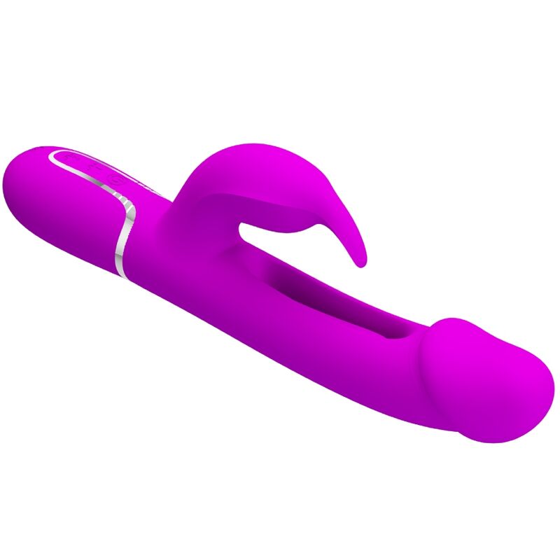 Vibromasseur Rabbit Dejon 3 en 1 Multifonction - Pretty Love