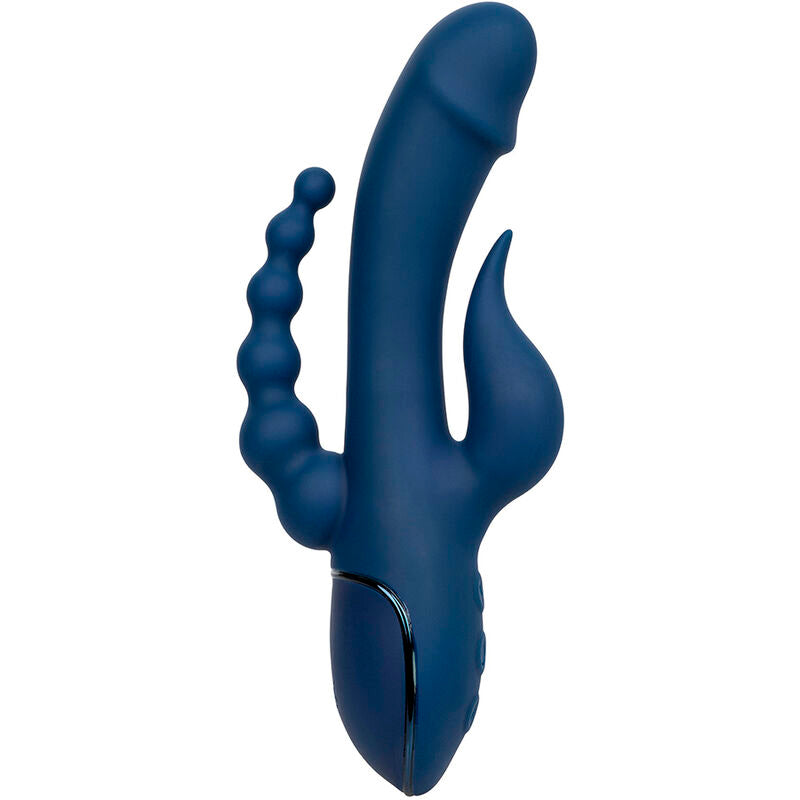Vibromasseur Rabbit Triple Stimulation Point G Clitoris Silicone - CalExotics