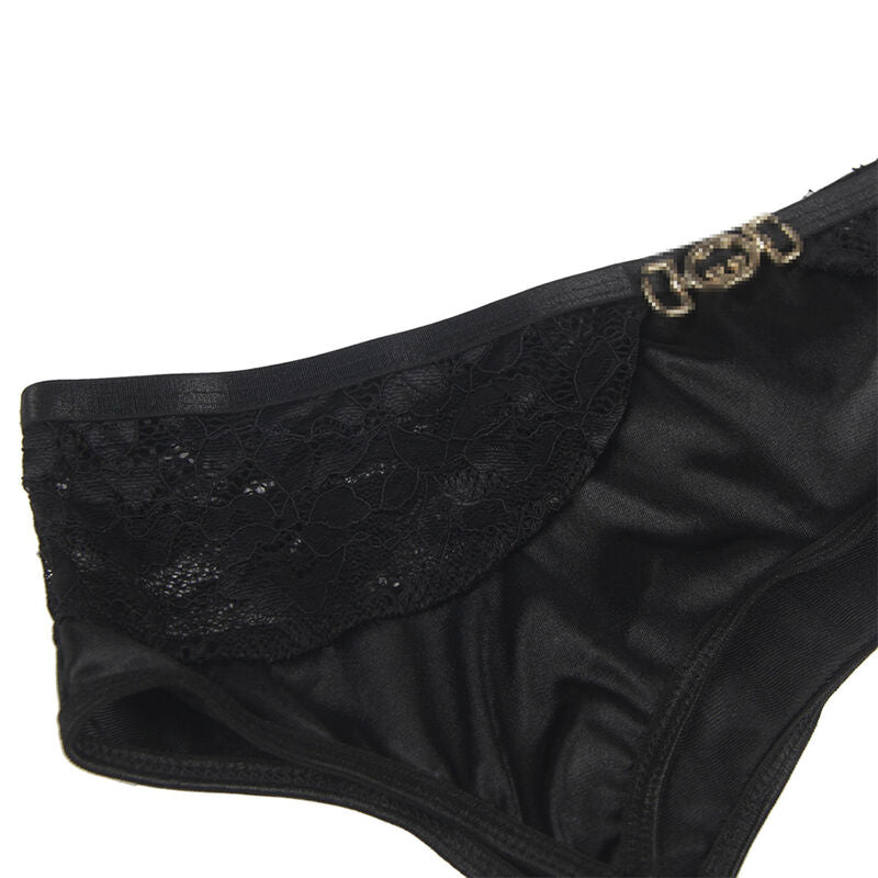 Ensemble Lingerie 3 Pièces Soutien-Gorge String Jarretière Dentelle - Subblime