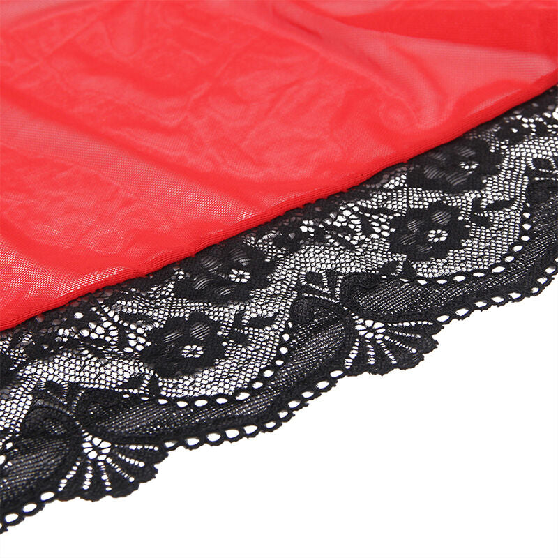 Robe Transparente Détail Dentelle Voile Vaporeux - Subblime