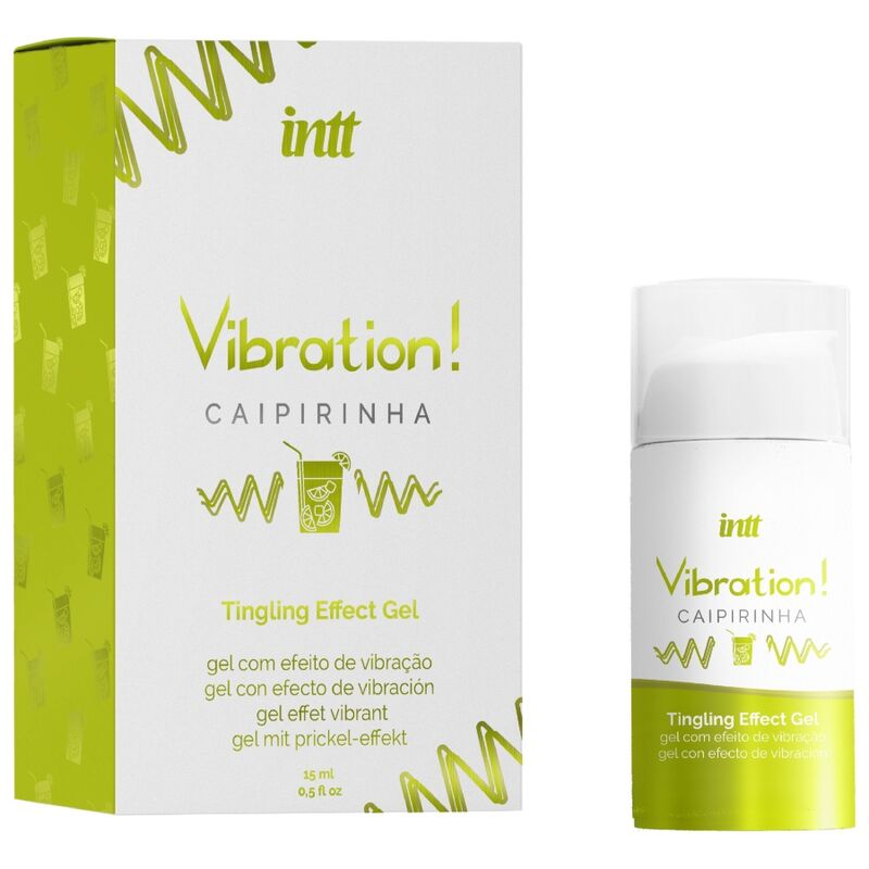 Gel Vibrant Liquide Kissable 12 Saveurs Effet Chaleur Pulsation - Intt