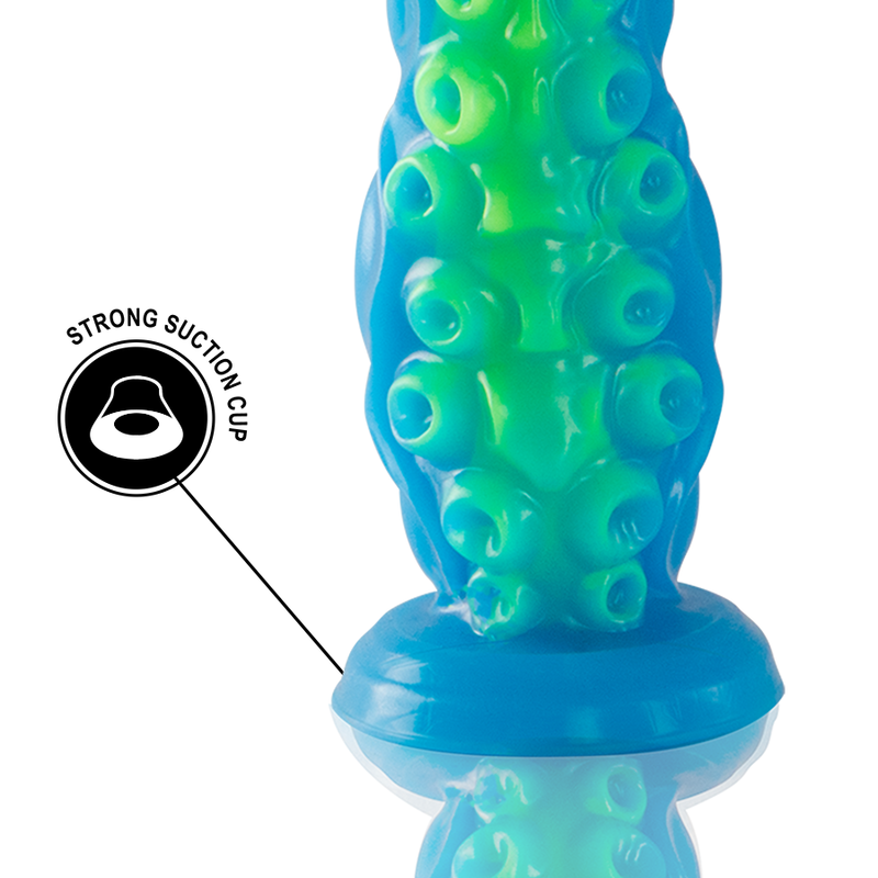 Gode Tentacule Fluorescent Scylla Silicone Mince 2 Tailles - Epic Cybersilicock