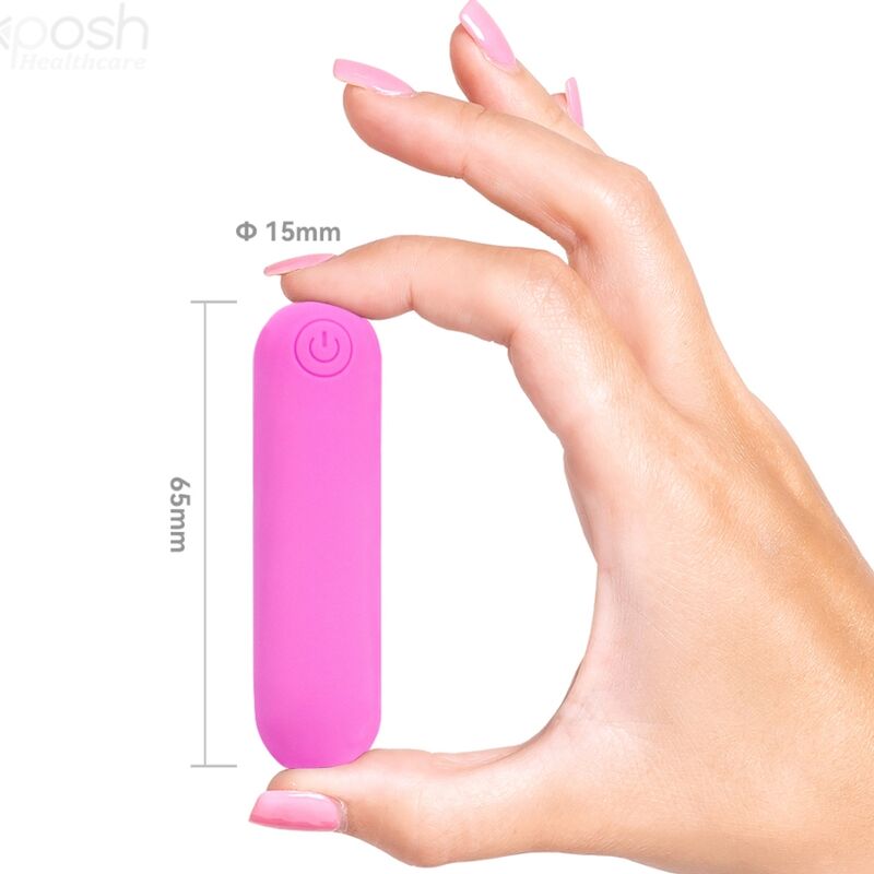 Mini Vibromasseur Bullet Hehe - 10 Modes Silicone - Armony