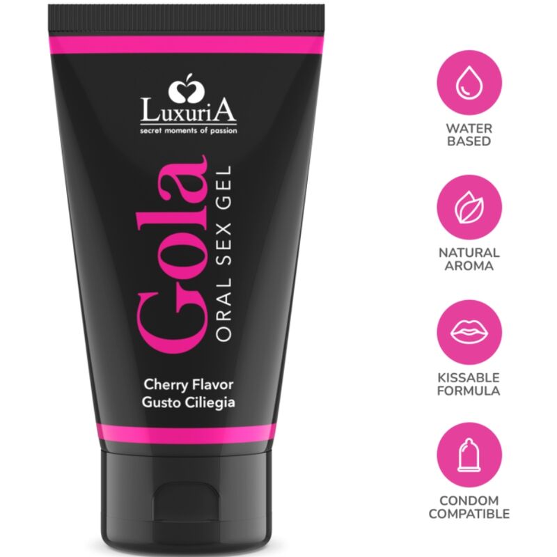 Gel Lubrifiant Oral Comestible LuxuriaSaveur Fruitée - Intimateline