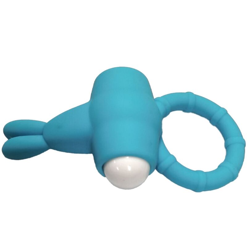 Anneau Vibrant Silicone Ms Bunny - Design Lapin Couple - Armony