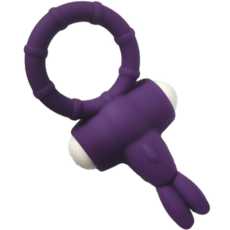 Anneau Vibrant Silicone Ms Bunny - Design Lapin Couple - Armony