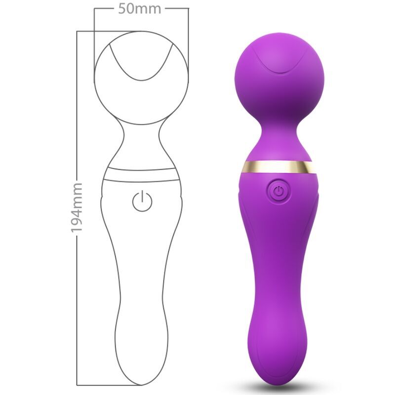 Vibromasseur Wand Freeza - Tête Super Flexible 9 Modes - Armony