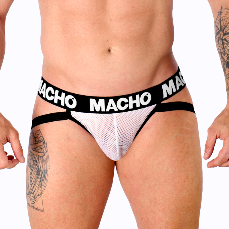 Jockstrap Homme Jock Grid Maille Respirante 4 Tailles - Macho Underwear