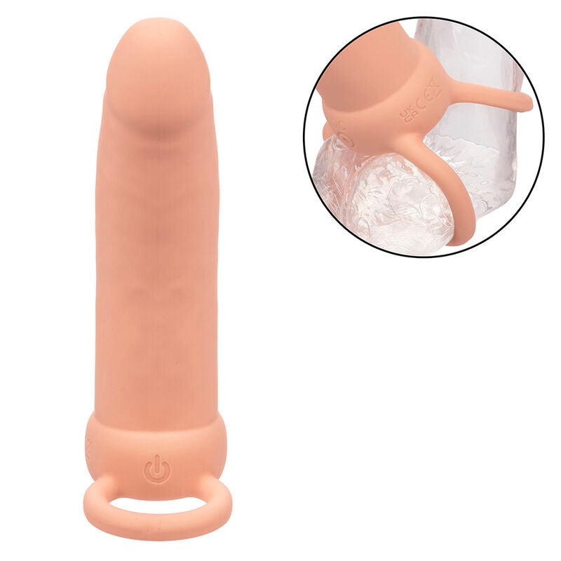 Gaine Pénis Double Pénétrateur Maxx - 10 Modes de vibrations Silicone - CalExotics