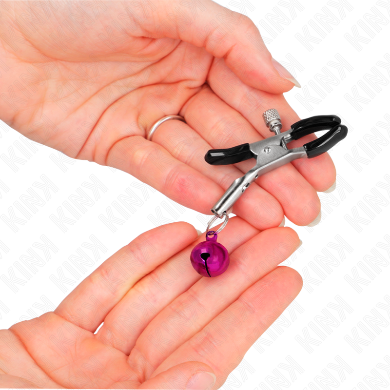 Pince à Tétons Simple Cloche Métal Serrage Ajustable 6 cm - Kink