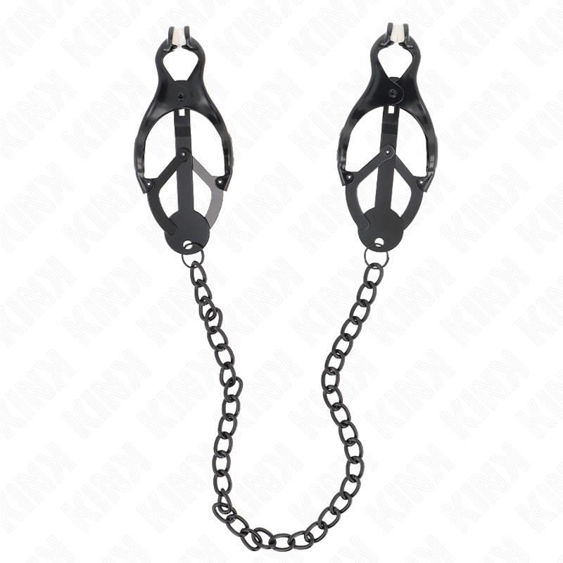 Pinces à Tétons Trèfle Japonais Auto-Serrantes Chaîne 30 cm - Kink