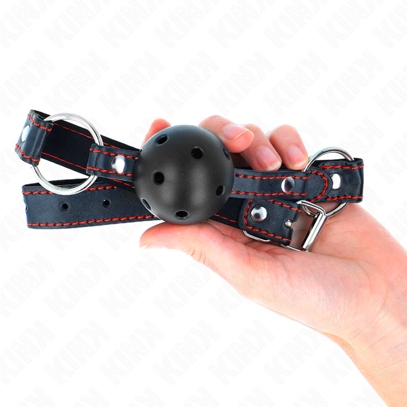 Bâillon Bit Gag Creux Barre Réglable BDSM - Kink