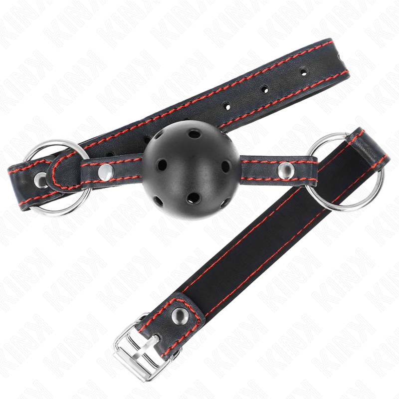 Bâillon Bit Gag Creux Barre Réglable BDSM - Kink