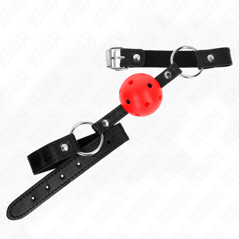 Bâillon Boule Creuse 4,5 cm Sangle Ajustable - Kinkvec
