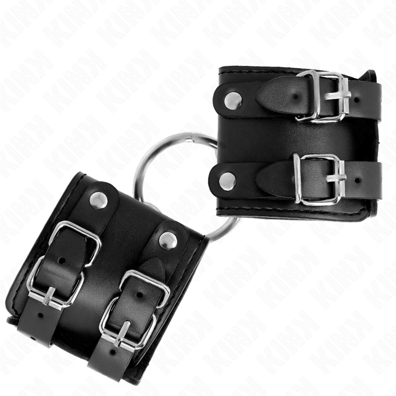 Menottes BDSM Réglables Anneau  17-22 cm - Kink