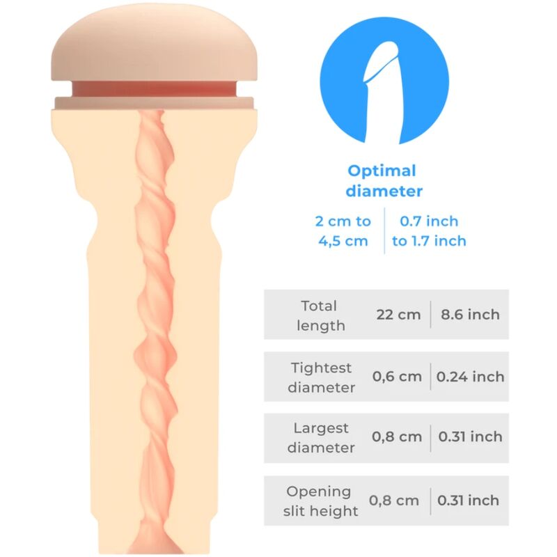 Masturbateur Feel Stroker Extra Serré Texture Réaliste - Kiiroo