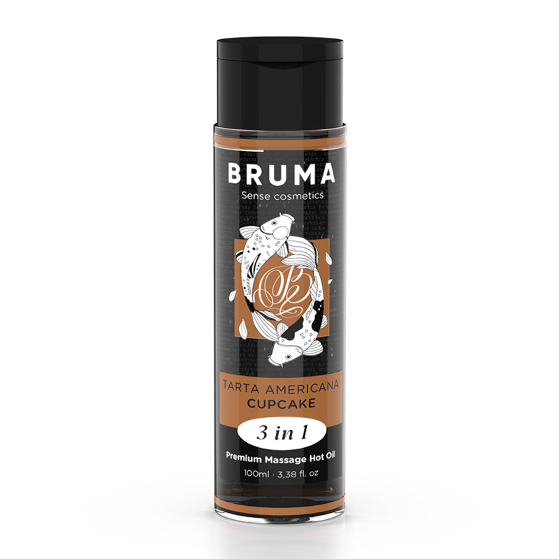 Huile de Massage Chauffante 3 en 1 Comestible 100 ml - Bruma
