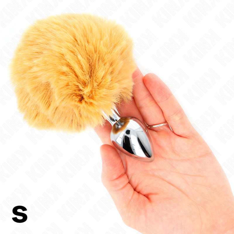 Plug Anal Métal avec Queue de Lapin en Fausse Fourrure - 2 Coloris - Kink