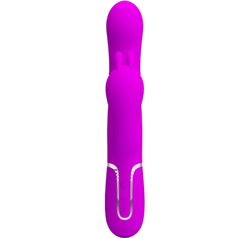 Vibromasseur Triple Cammy 4 en 1 Vaginal Clitoridien Anal - Pretty Love