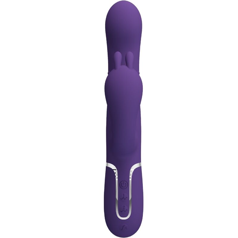 Vibromasseur Triple Cammy 4 en 1 Vaginal Clitoridien Anal - Pretty Love