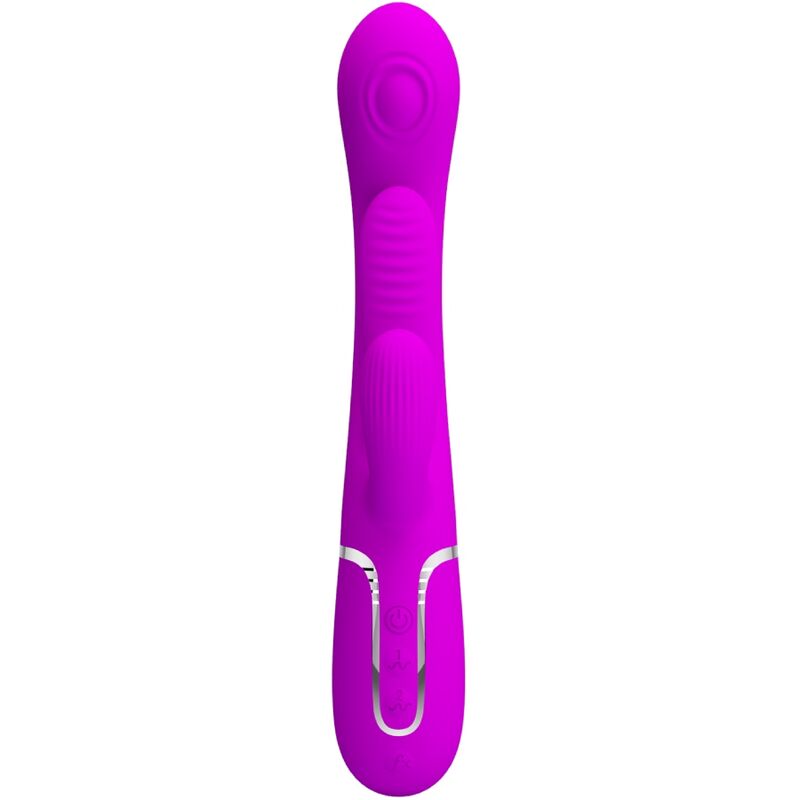 Vibromasseur Triple Rabbit Shania Langue Stimulante - Silicone - Pretty Love
