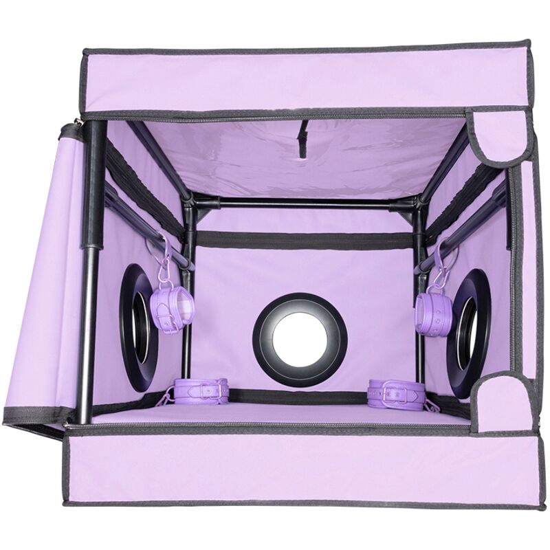 Cabine BDSM La Niche Système Holedome LED Menottes Entraves - Secret Dome