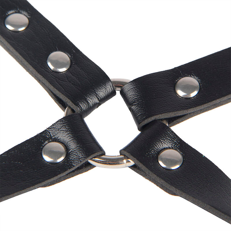 Menottes et Ceinture de Bondage Cuir Vegan Ajustables - Subblime
