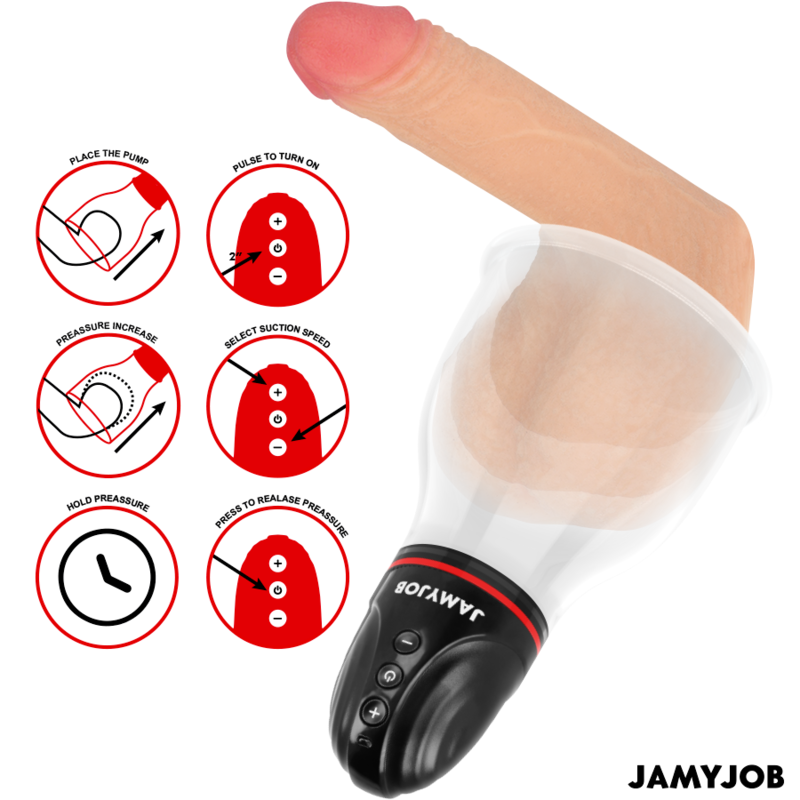 Pompe à Testicules Automatique Xpand Lite 3 Niveaux d'Aspiration - Jamyjob