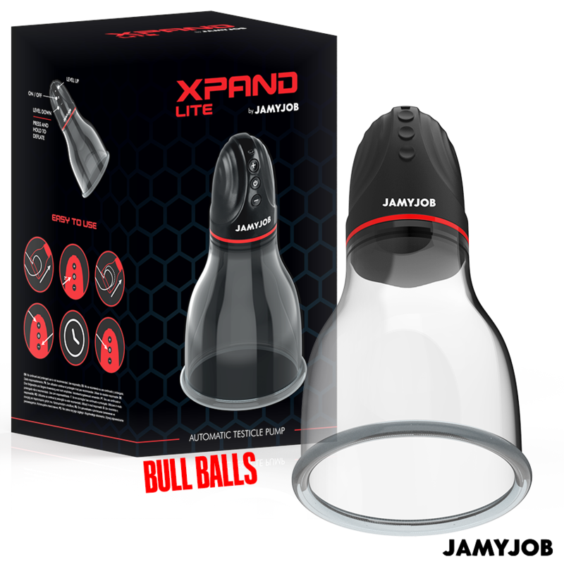 Pompe à Testicules Automatique Xpand Lite 3 Niveaux d'Aspiration - Jamyjob