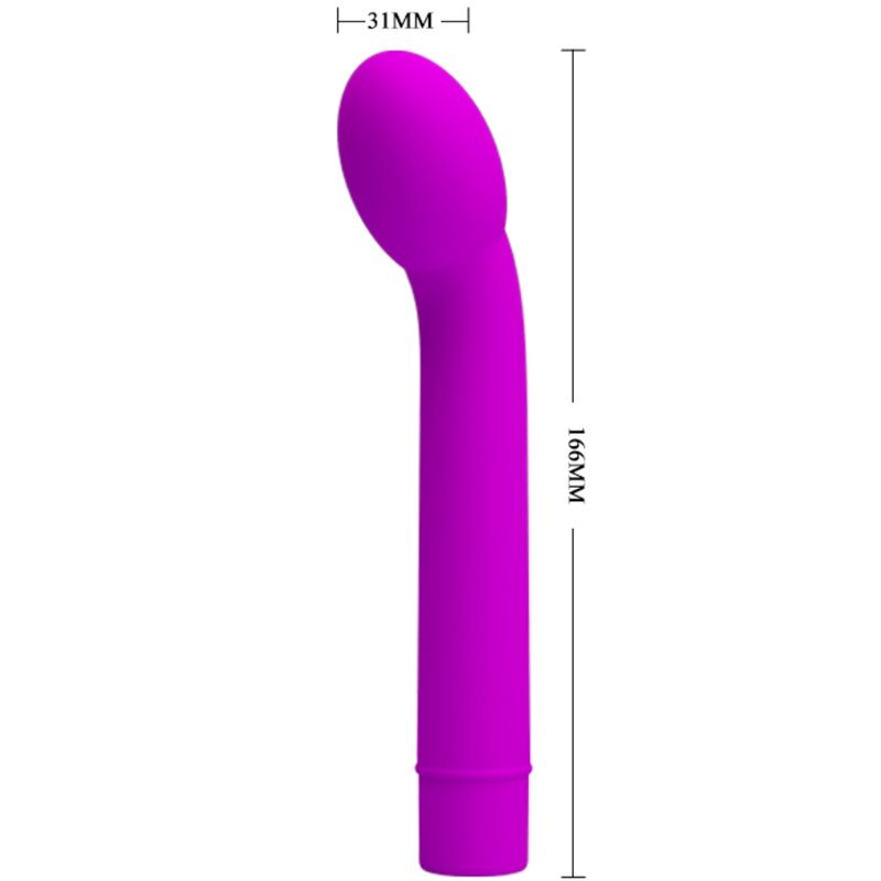 Vibromasseur Point G Logan 10 Vibrations Pointe Bulbeuse - Silicone - Pretty Love
