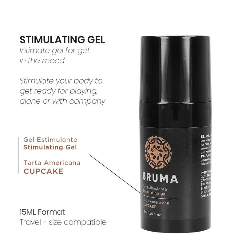 Baume Intensifiant Onagra 5 Saveurs Stimulant Glissant 15 ml - Bruma