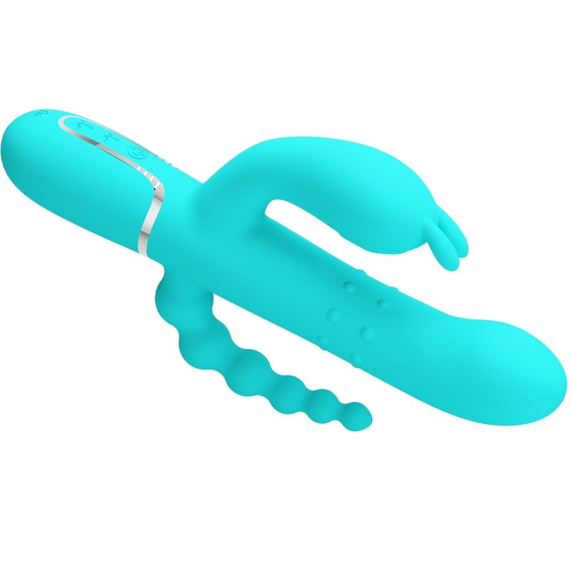 Vibromasseur Triple Cammy 4 en 1 Vaginal Clitoridien Anal - Pretty Love