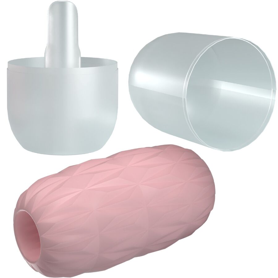 Masturbateur Oeuf Modèle 2 Gaine Nervurée Extensible - Pretty Love