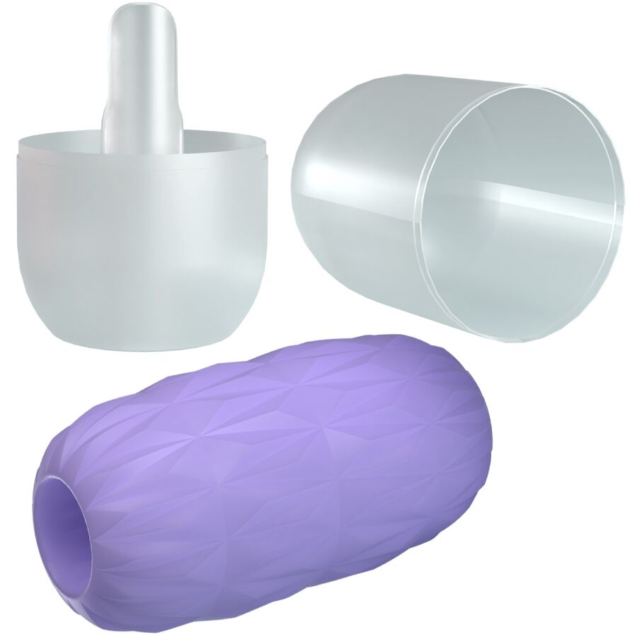 Masturbateur Oeuf Modèle 2 Gaine Nervurée Extensible - Pretty Love