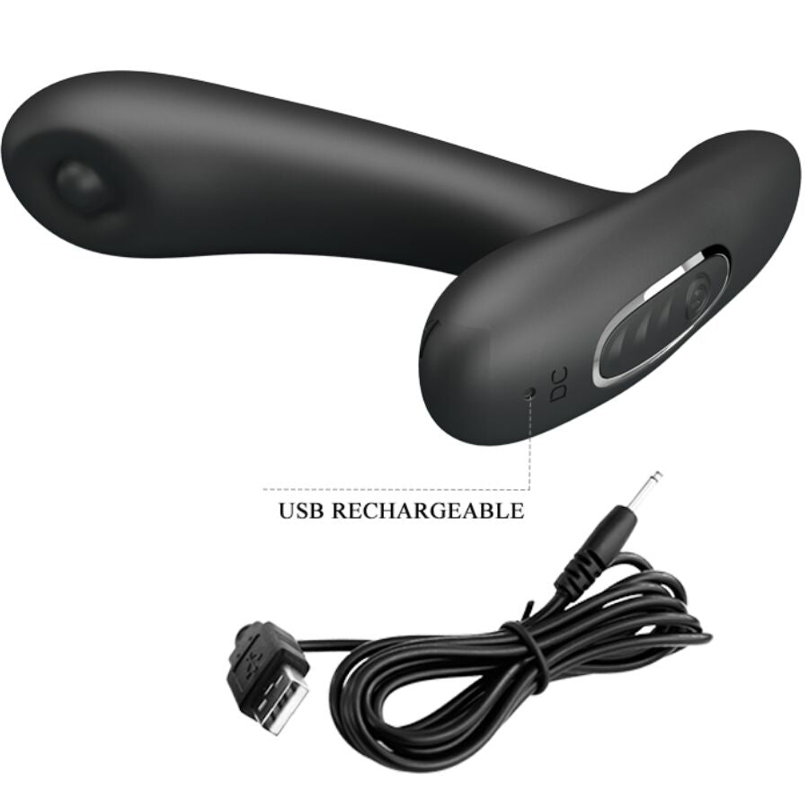 Vibromasseur Anal et Vaginal Remington Télécommande 12 Modes USB - Pretty Love