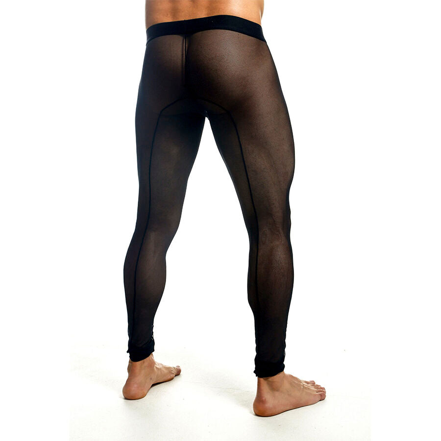 MOB - COLLANTS NOIRS TRANSPARENTS TAILLE L