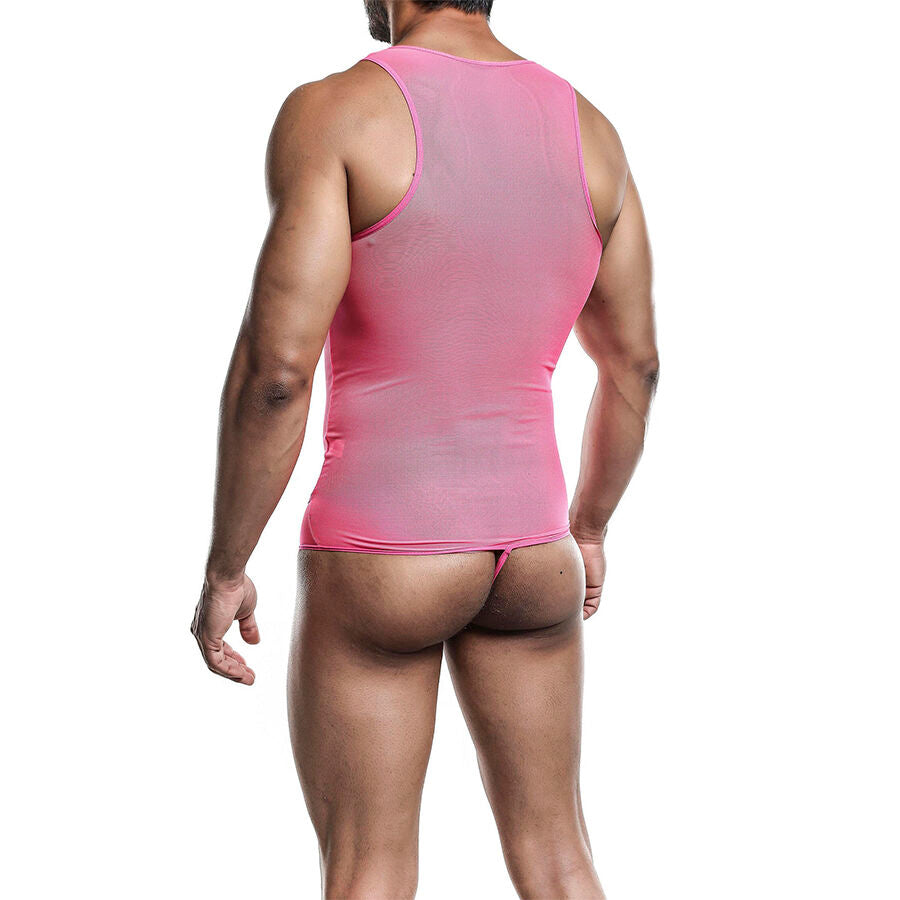 Body Transparent Bretelles Fines Échancré L/XL 3 Coloris - Mob