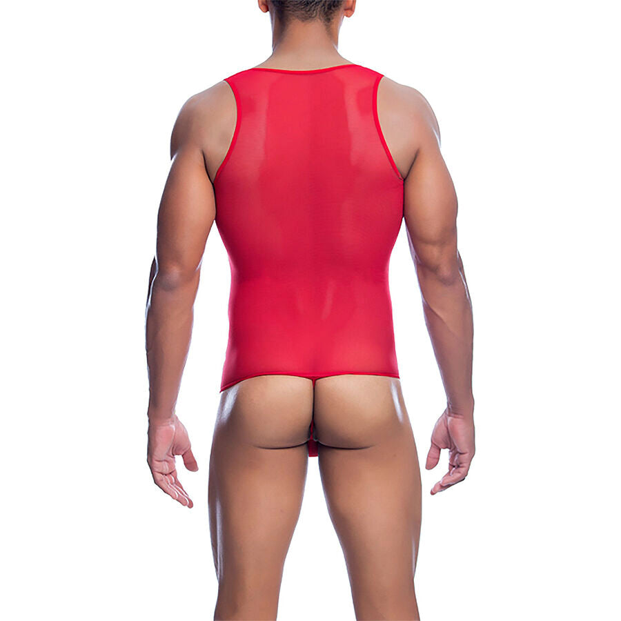 Body Transparent Bretelles Fines Échancré L/XL 3 Coloris - Mob
