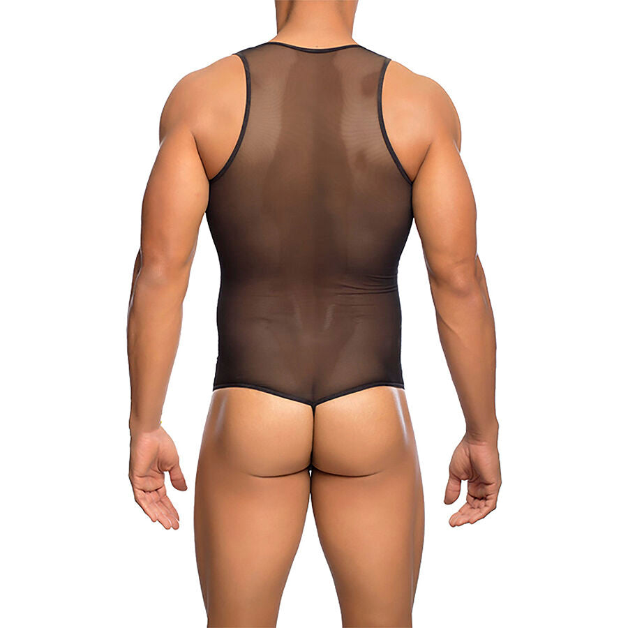 Body Transparent Bretelles Fines Échancré L/XL 3 Coloris - Mob