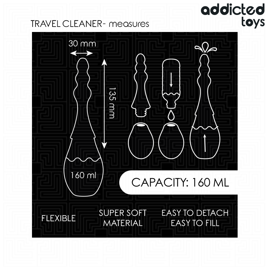 ADDICTED TOYS - NETTOYEUR DE VOYAGE MODÈLE 4