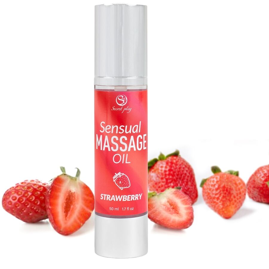 Huile de Massage Comestible Effet Chauffant - Secretplay