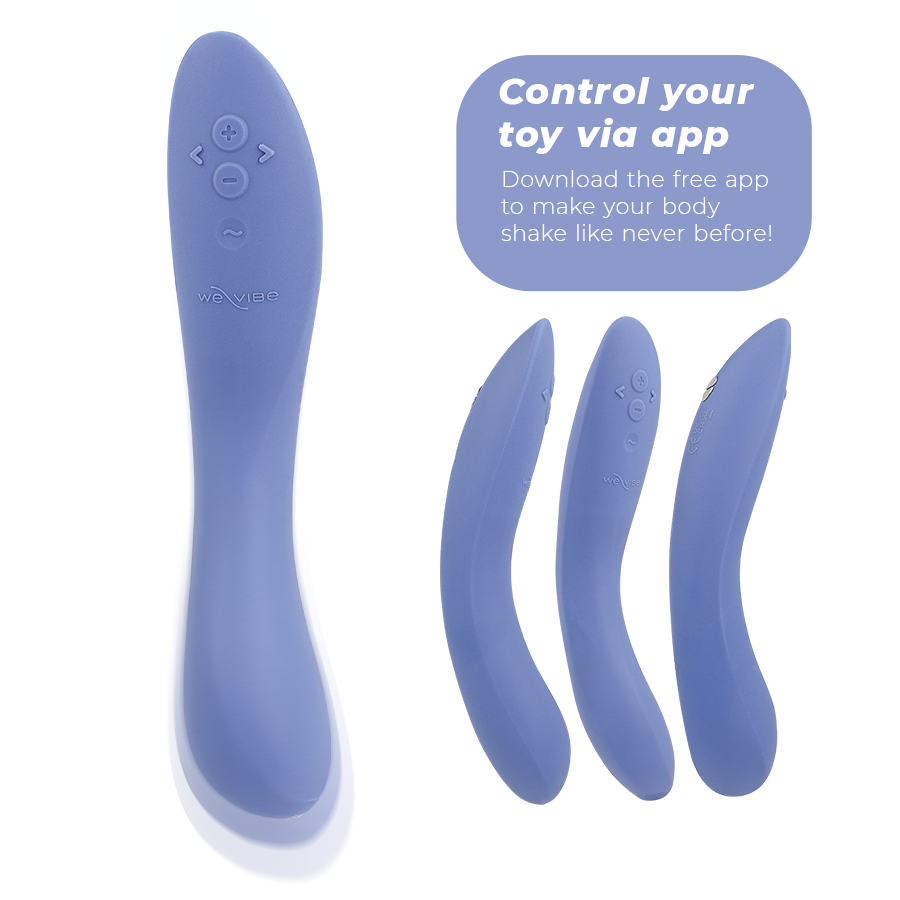 Vibromasseur Point G Rave 2 Asymétrique Connecté App IPX7 - We-Vibe