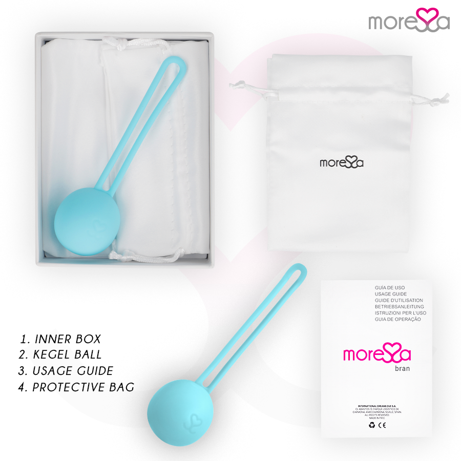Boule de Kegel Osian One - Silicone Hypoallergénique Velours - Moressa