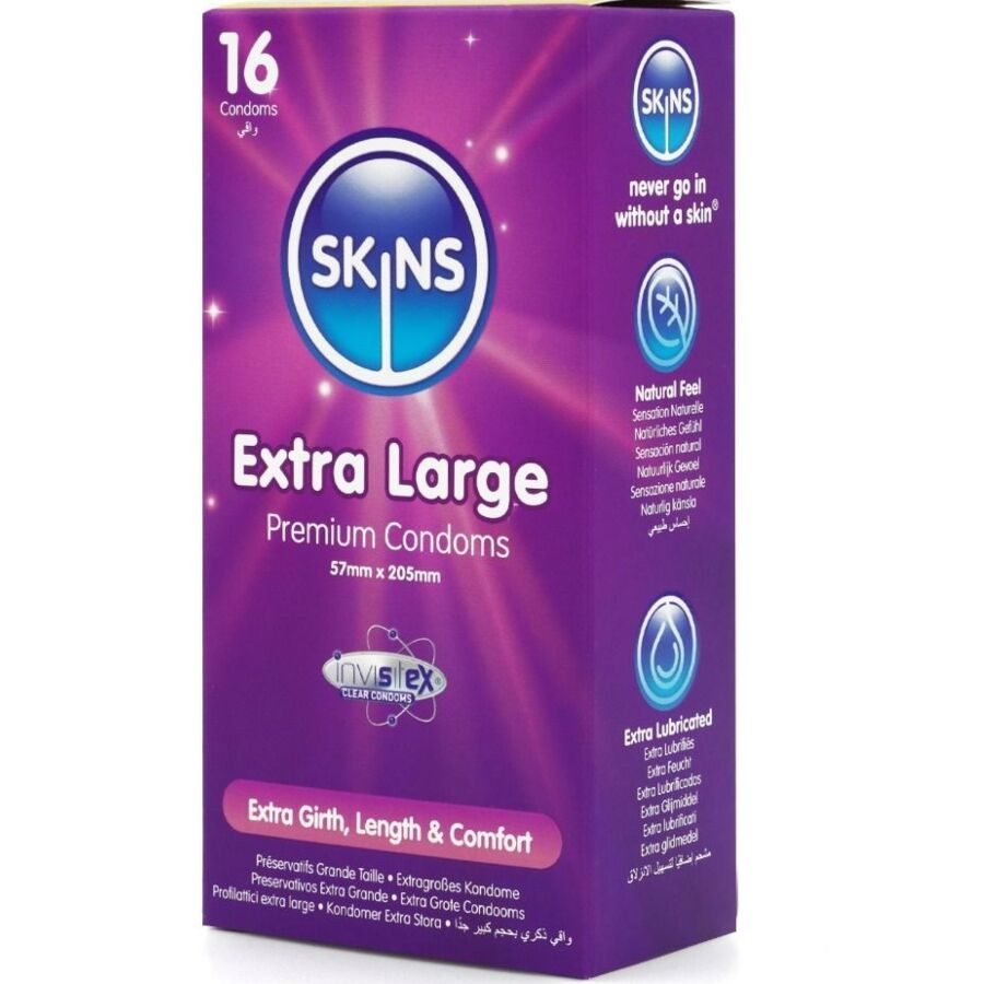 Préservatifs Skins Extra Large - Ultra Fin XL Extra Lubrifiés