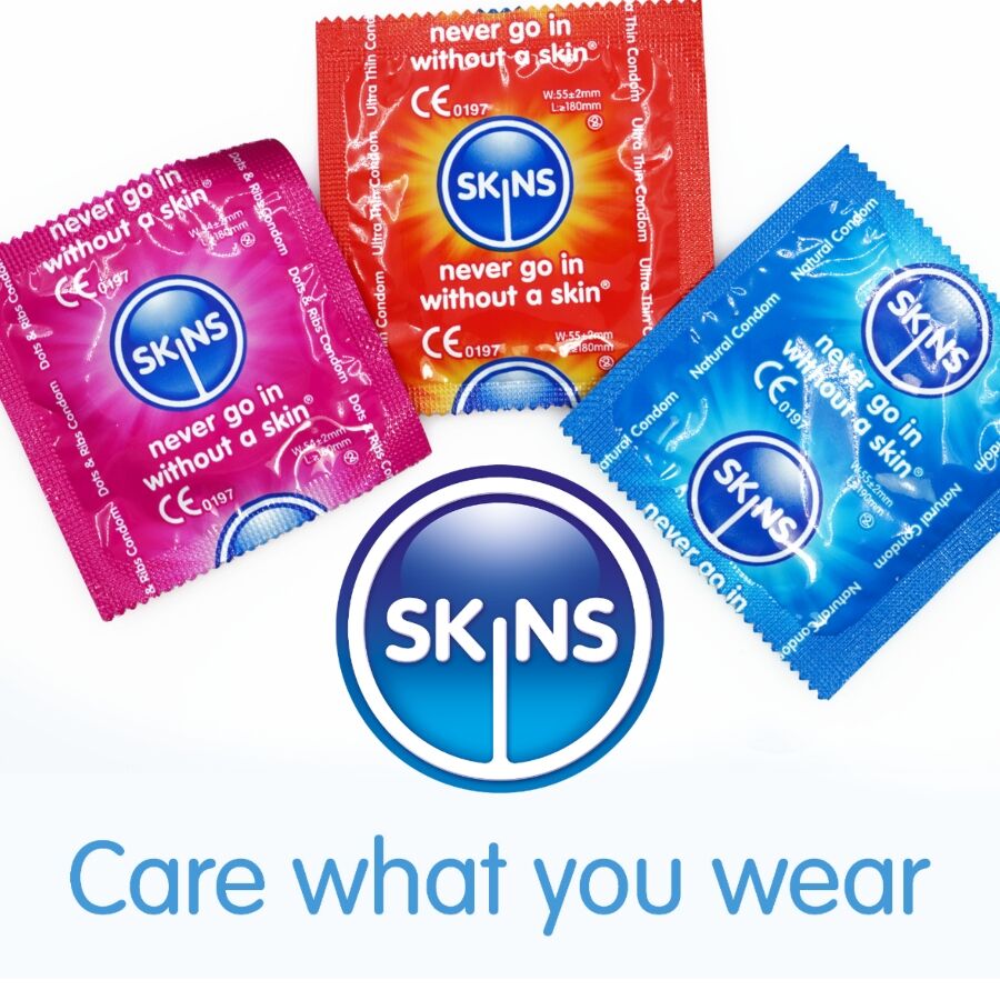 Préservatifs Skins Assortis - Natural Texturés Ultra Fin Variés