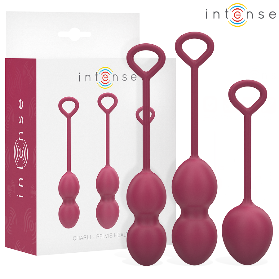 Kit 3 Boules de Geisha Charli Progressif Silicone Médical - Intense